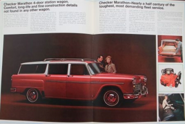 Checker Marathon Modelprogram 1969 Carbrochure (3415)